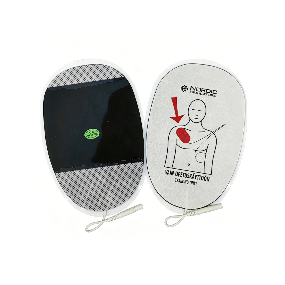 CPR Training defibrillator Electrode Pads (Solum Training)