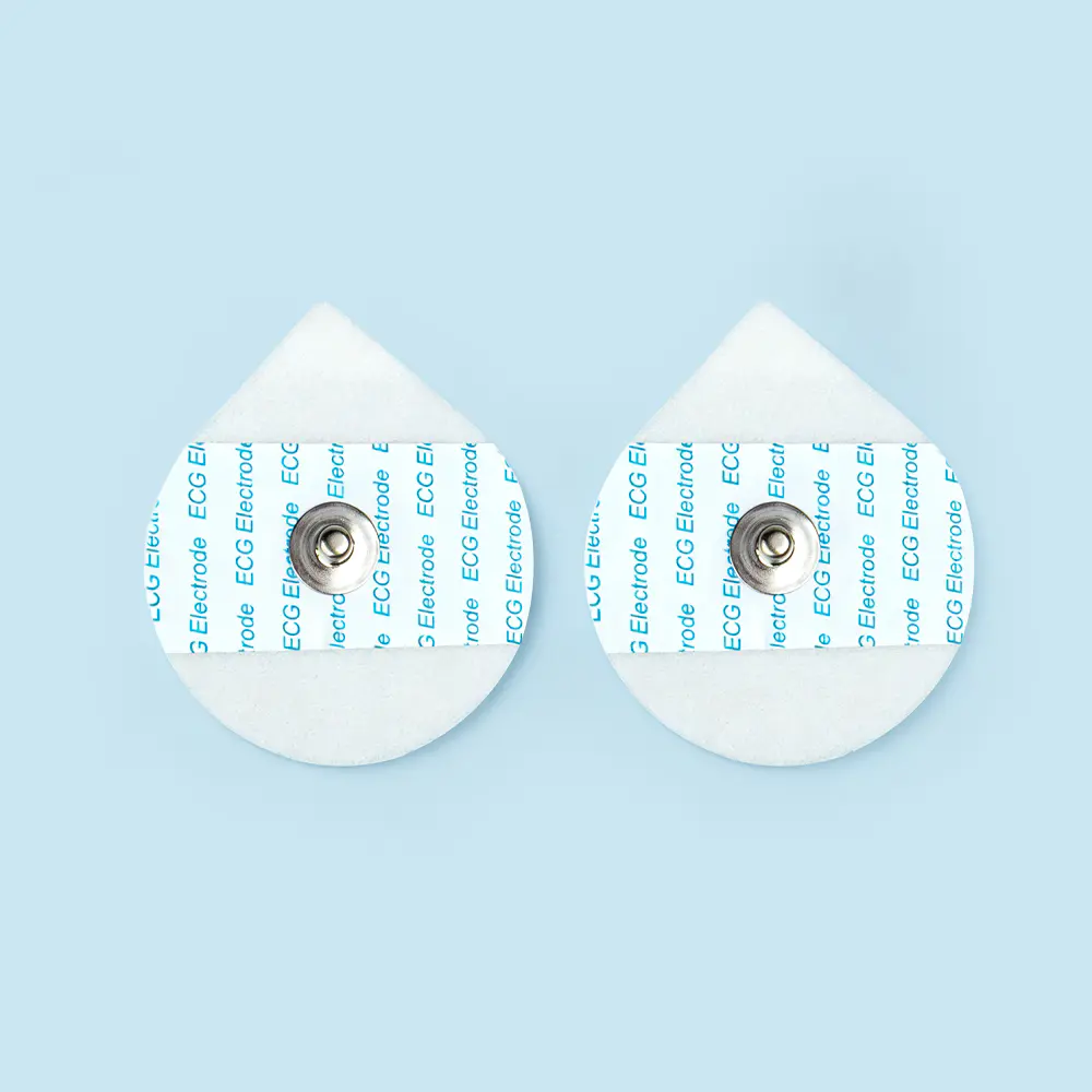 XLIII * 50mm Teardrop figura PROMPTU spuma ECG Electrodes