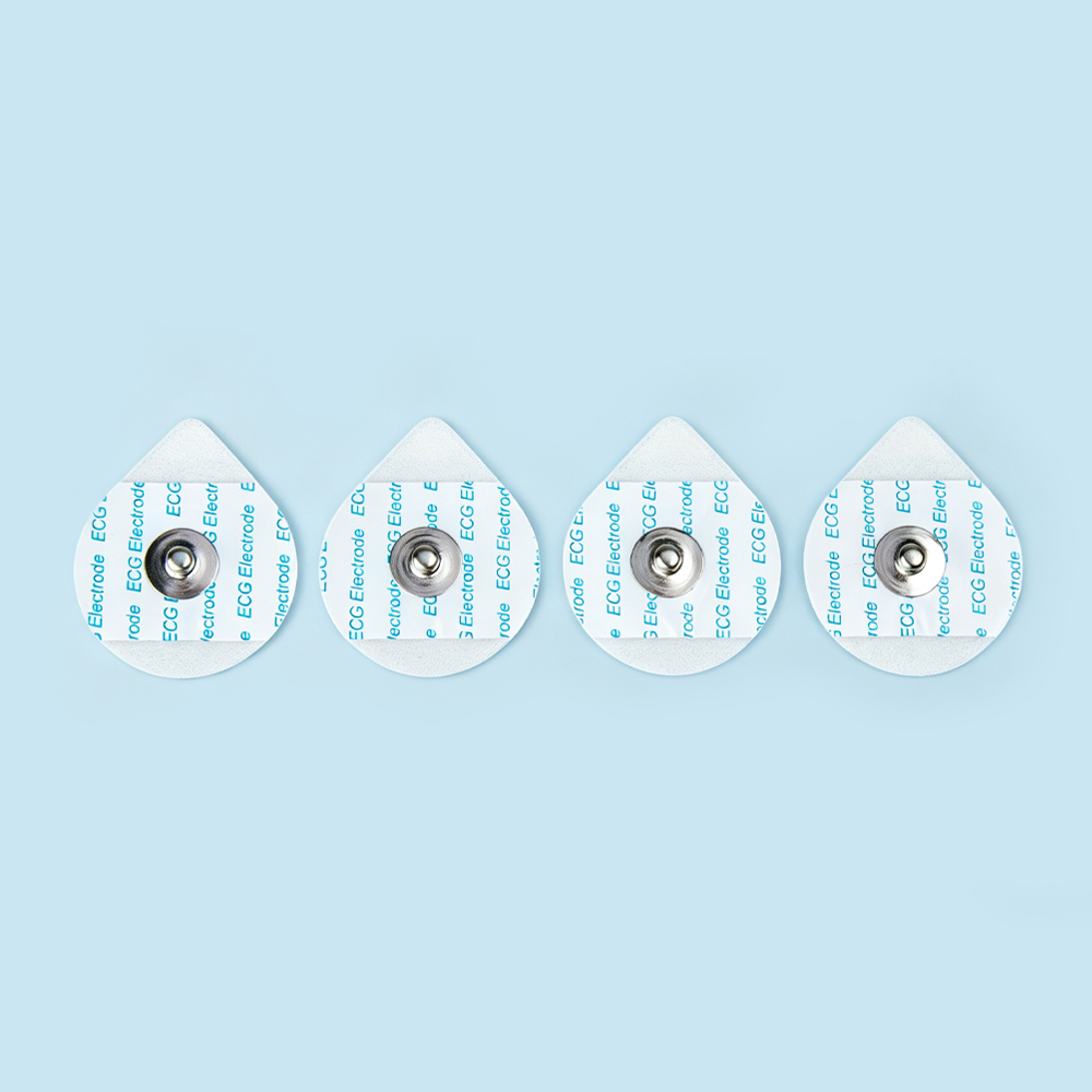 36 * 40mm PROMPTU Teardrop spuma ECG Electrodes