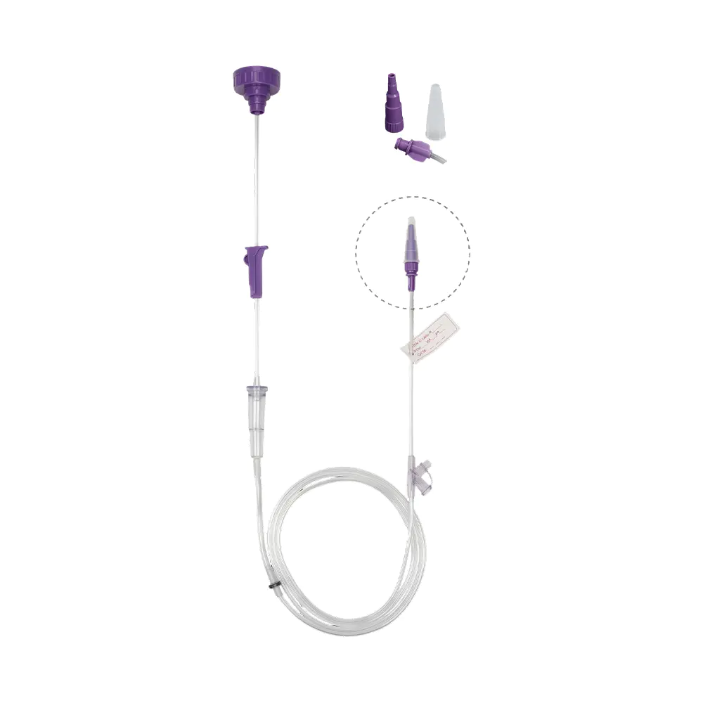 PROMPTU Enteral Pascens stupra Cap Infusion Set