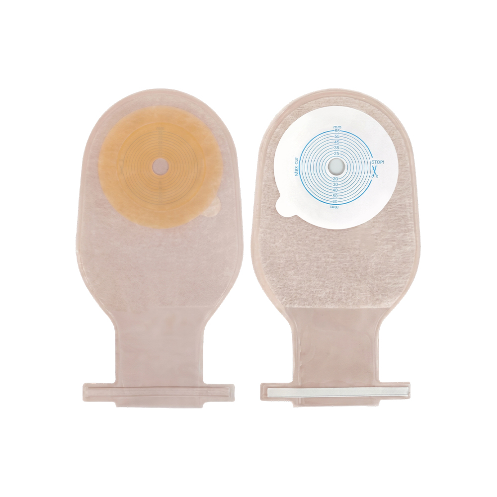 One-Pice Single-Lide Non texta externam Twist ligamen Sigillum Ostomy Bag