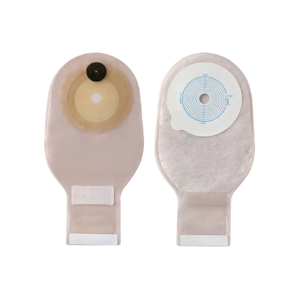 One-Pice Single latere Non texta & Mesh membrana exterioris Velcro Sigillum Ostomy BAG