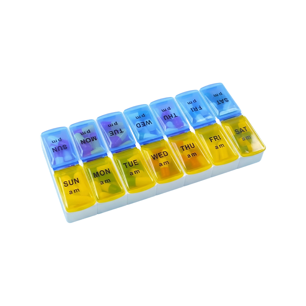 VII-Dies AM/PM Pill Box, Weekly CATAPOTIUM Box 2 tempora a die