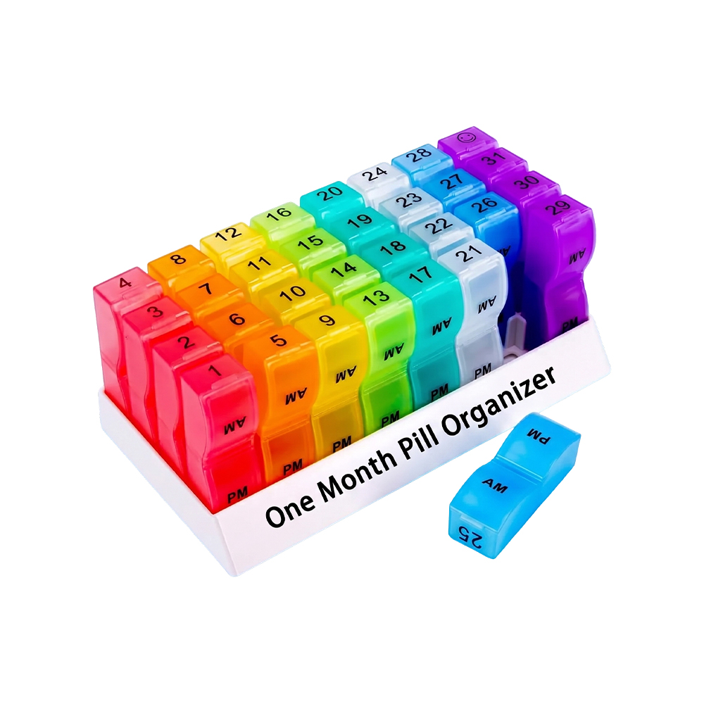 Una mensis CATAPOTIUM Box (XXXI-diei AM/PM Pill Box)