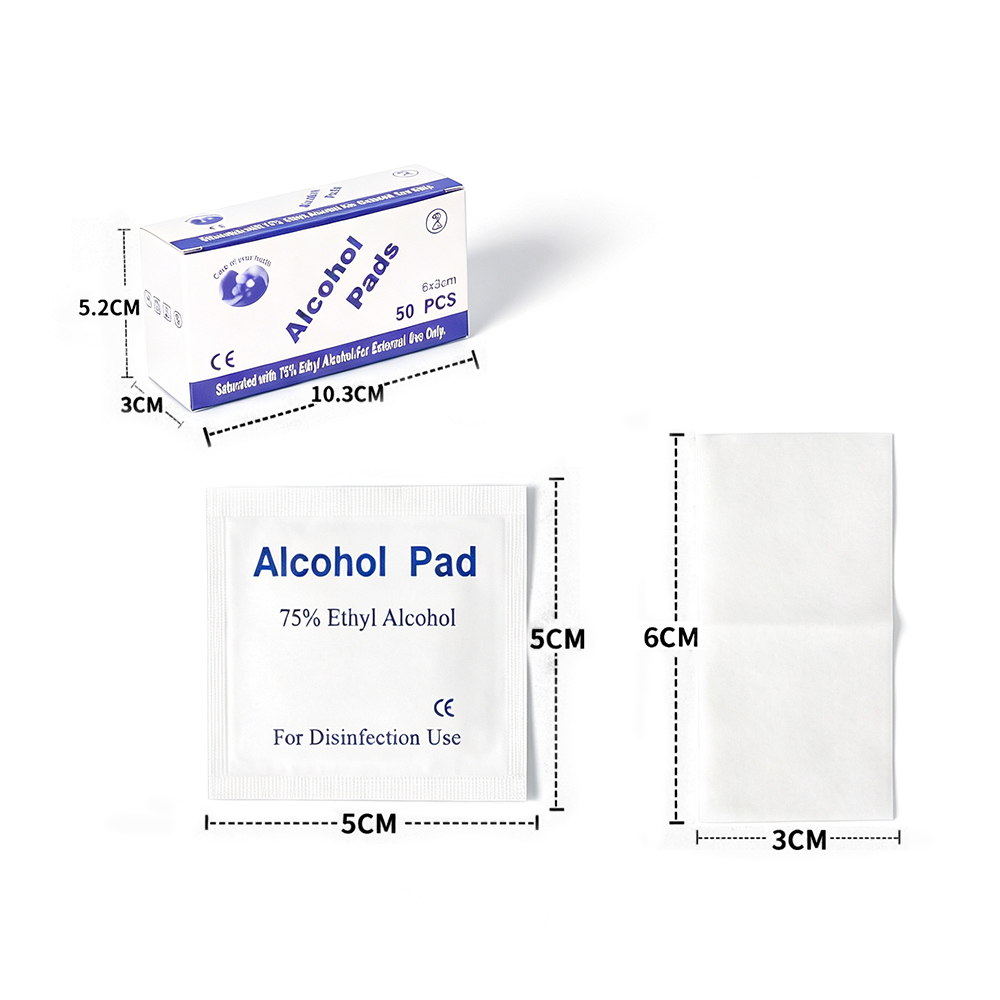 L Pcs / Box LXXV% Singillatim convoluta 6x3cm Disinfection Ethyl Sin abstergitur ad primum auxilium & personalis cura