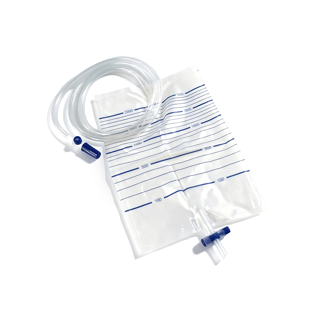 Premium 2000ml Medical Grade PVC Vrina Pera Sampling Portus & Extra Tubing