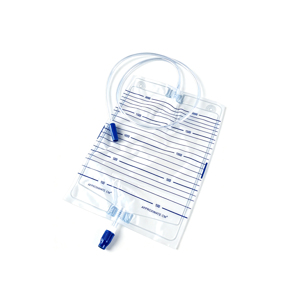 1000ml/1500ml/2000ml Precisione Medica Grade Leak-Proof Design Vrina Bag cum Screw Valve