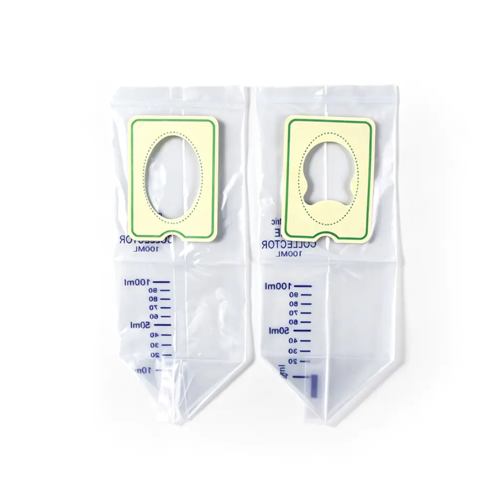 100ml/200ml Universalis Pediatrica Mitis Adhaesive Urina Collection Bag
